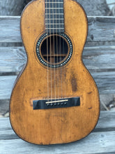 Load image into Gallery viewer, Brazilian Rosewood Parlor Guitar from the Early 1900&#39;s
